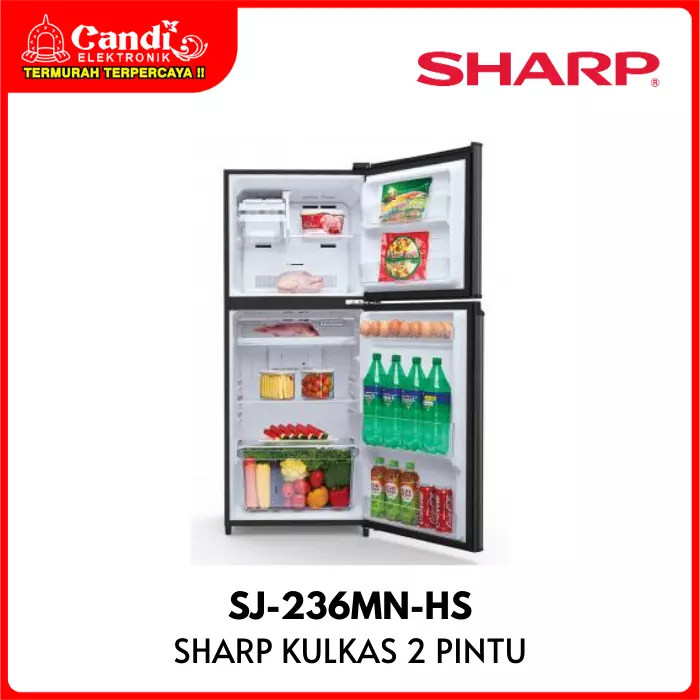 KULKAS 2 PINTU SHARP